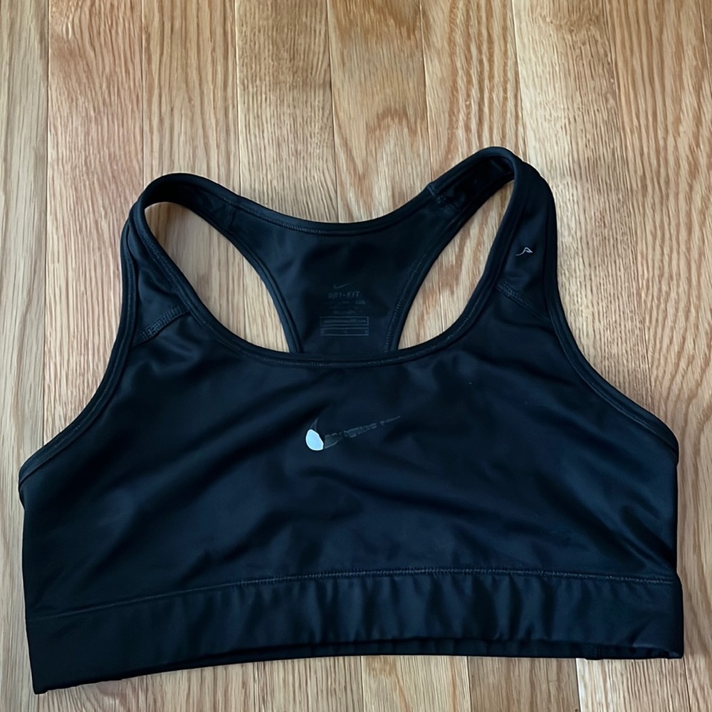 Nike Black Dri-Fit Racerback Sports Bra Size Medium